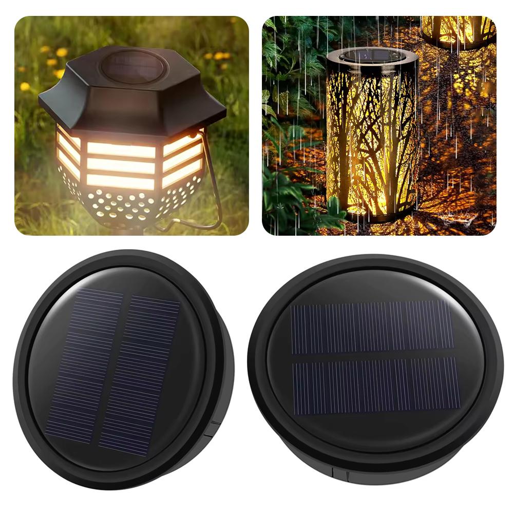 Halo Outdoor Lighting - Solar-Lampen-Ersatzoberteil Solar-Lampenoberteil Außendekoration Garten-Solarzubehör Laternen-Batteriekasten