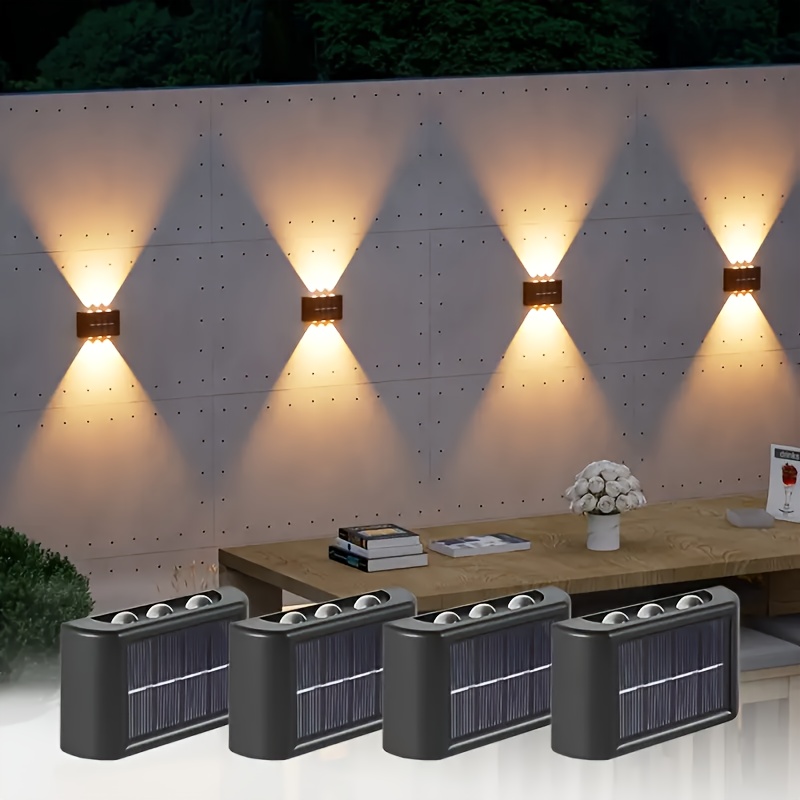 Outdoor Lighting Gazebo - LED Solarleuchte für Außen, Wasserdichte Solar-Wandlampe