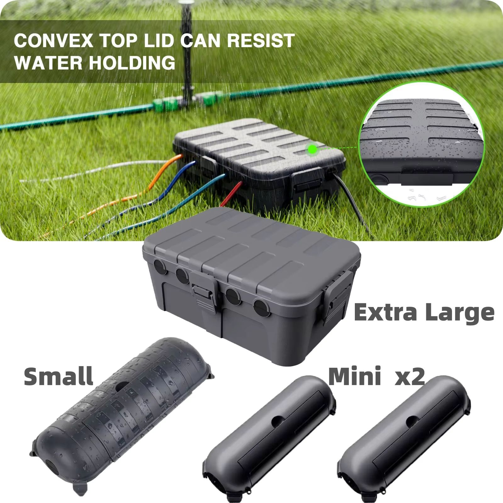 Outdoor Lighting Cable - Große Wetterfeste Outdoor-Elektrobox-Kabelabdeckungen zum Schutz von