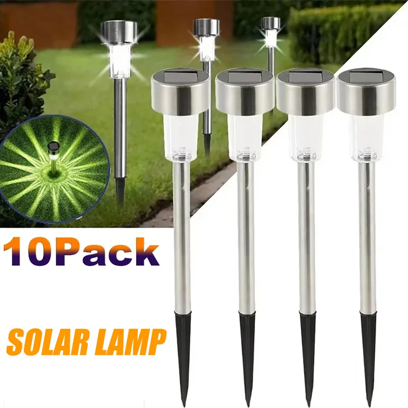 Outdoor Lighting Gazebo - Solar-Außenleuchten, Gartenlampe, solarbetrieben, wasserdicht, Landschaftspfad im