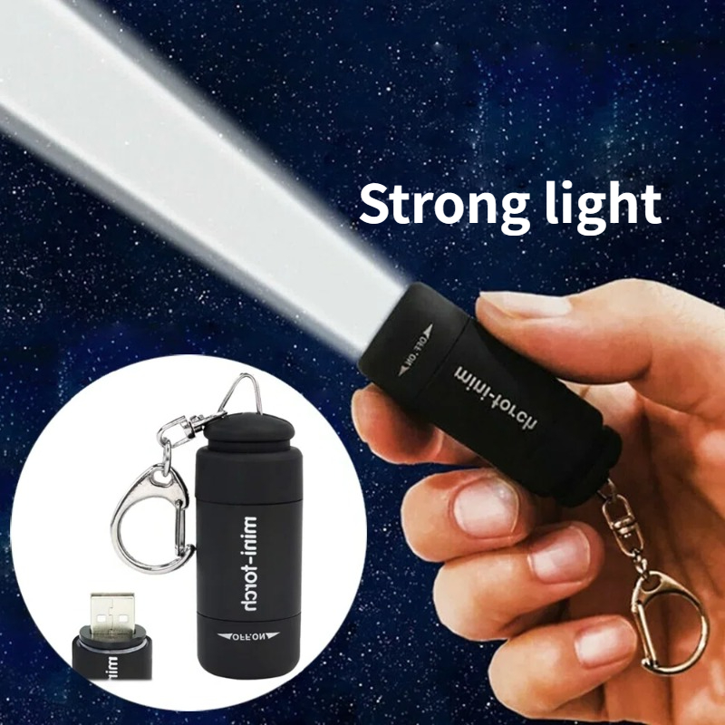 Outdoor Lighting Diy - Taschen-Schlüsselanhänger-Taschenlampe, wasserdicht, für Outdoor, Wandern, Camping,