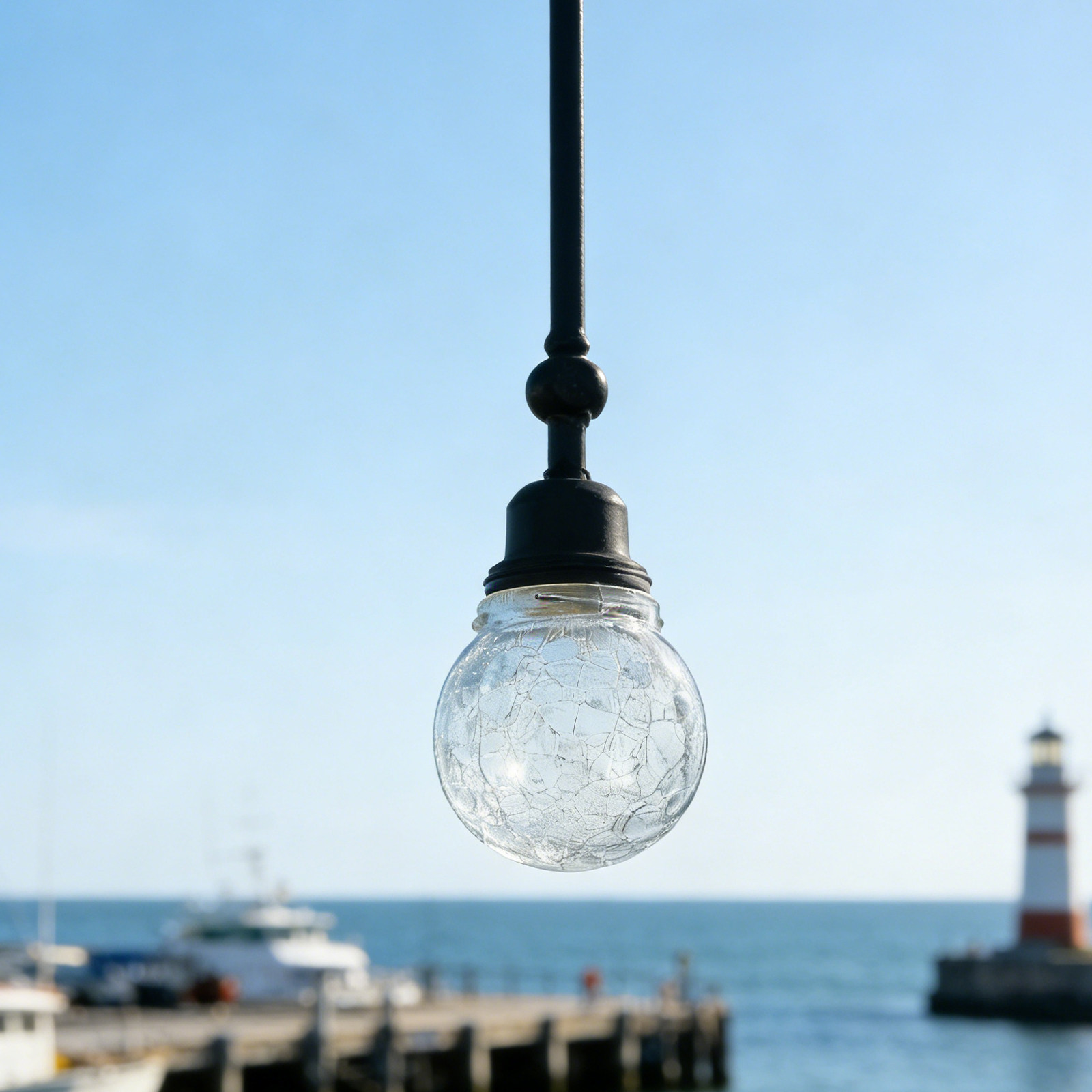 Outdoor Lighting Glass Replacement - 8 Stück Outdoor-Glaskugel-Lampenschirme mit Craquelé-Finish, Ersatz