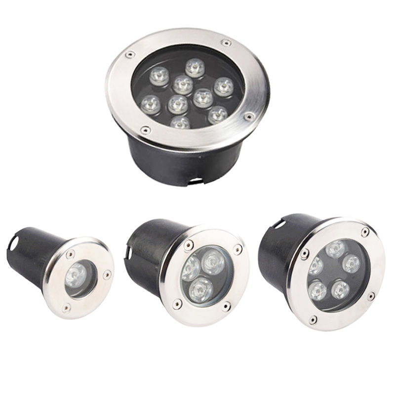 Ground Light Recessed - Wasserdichte LED-Licht-Garten-Untergrundlampen, 3 W, 5 W,
