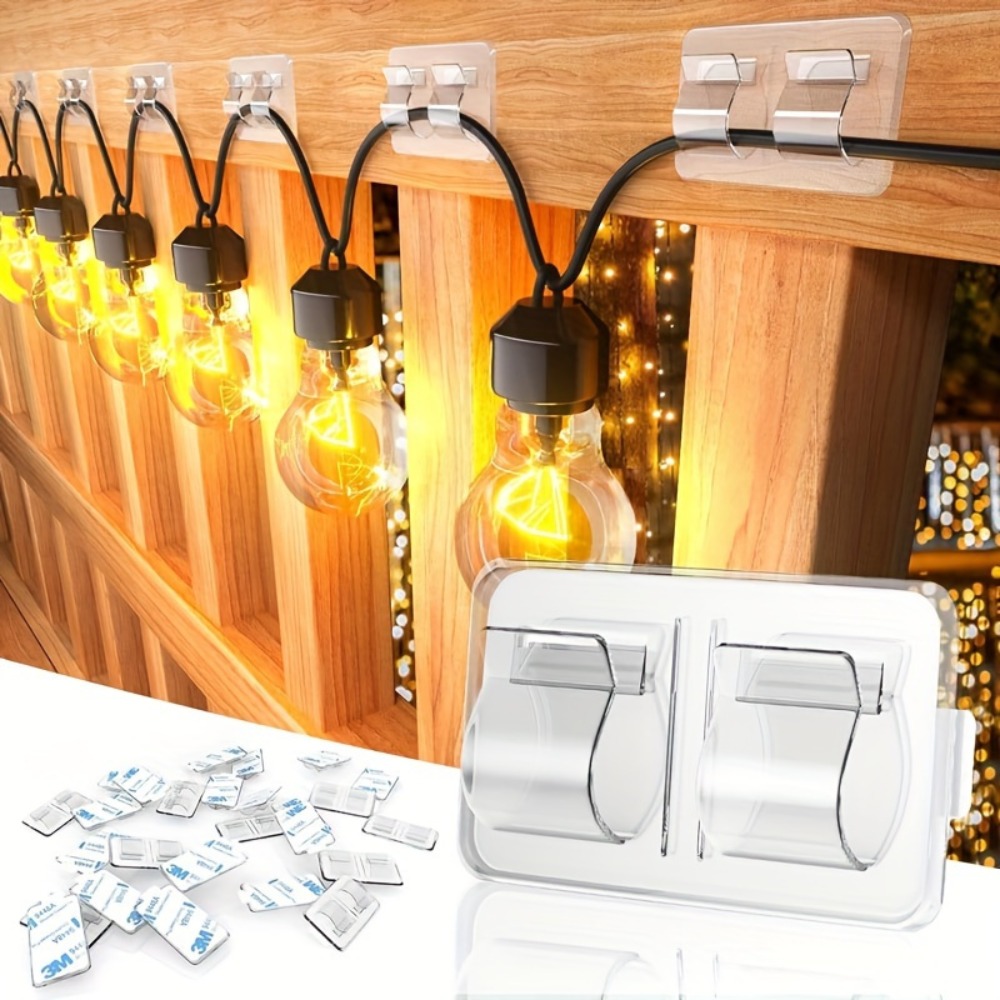 Outdoor Lighting Cable - 4/10 Stück Haken für Lichterketten im