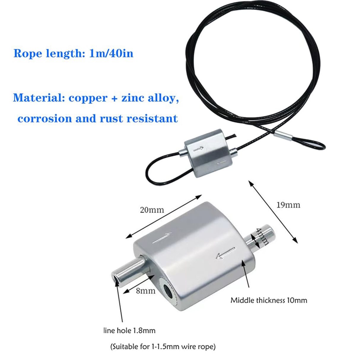 Outdoor Lighting Cable - 618 Mega Sale 10 Stück Edelstahl-Drahtseilklemmen,