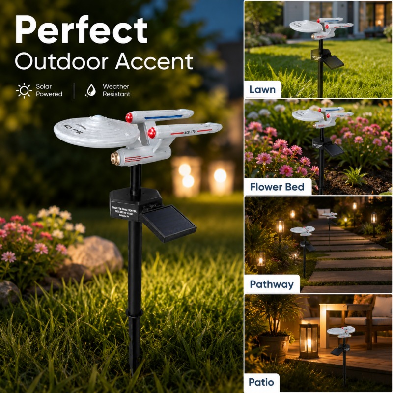 Star Trek USS Enterprise Solar – Outdoor Lighting Gazebo Bewertung und Preis