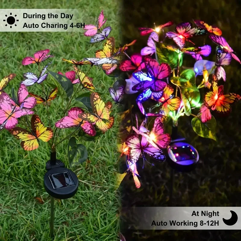 Solar-LED-Schmetterlings-Garte – Outdoor Lighting Gazebo Bewertung und Preis