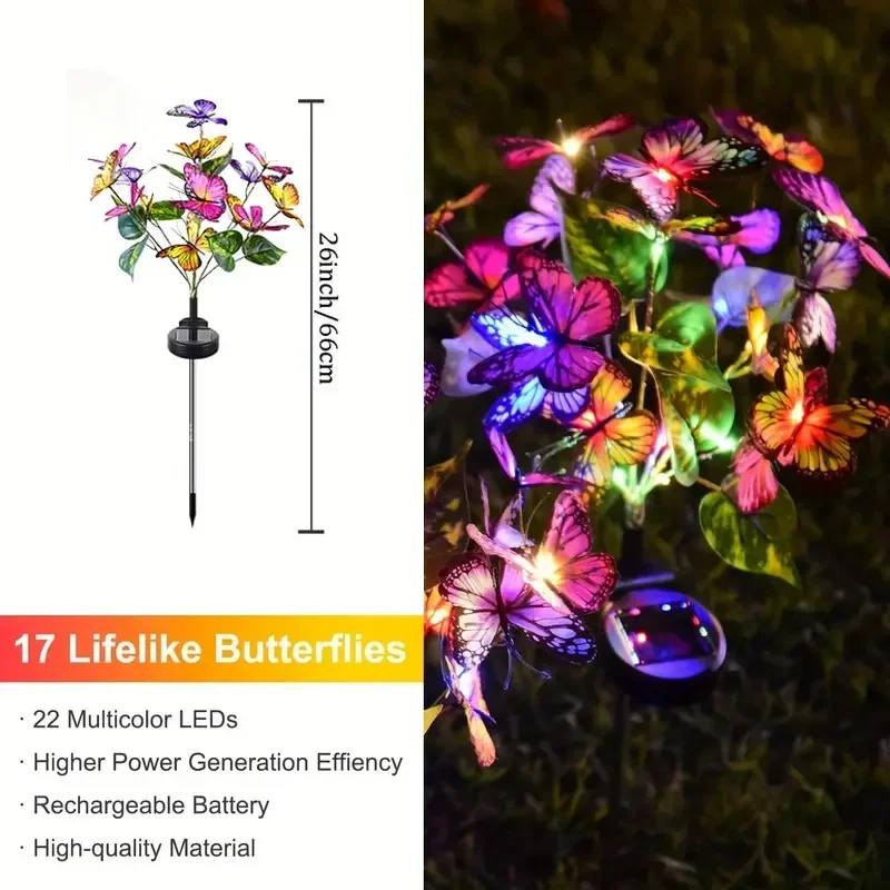 Solar-LED-Schmetterlings-Garte – Outdoor Lighting Gazebo Bewertung und Preis