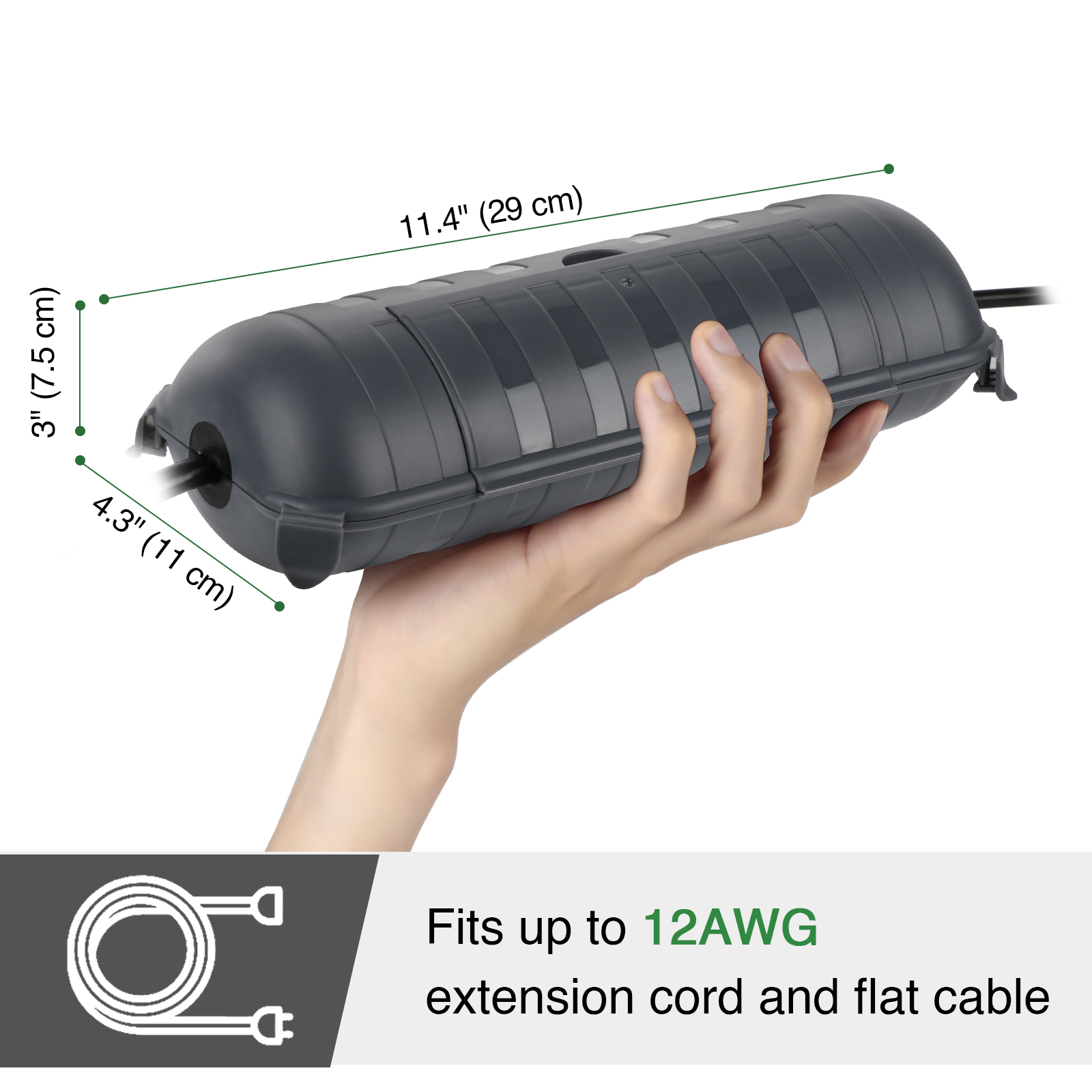 Große Wetterfeste Outdoor-Elek – Outdoor Lighting Cable Bewertung und Preis