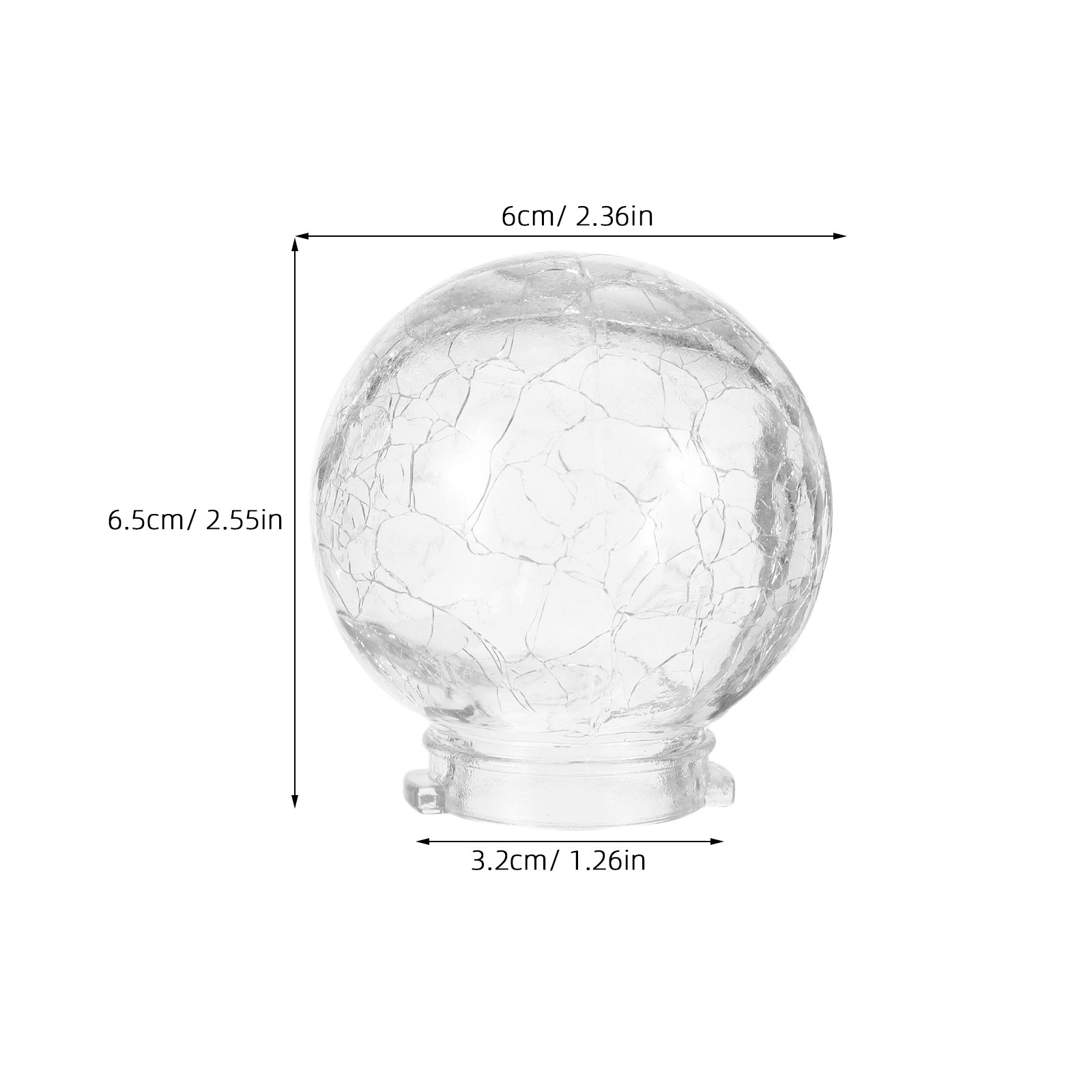 8 Stück Glaskugel-Lampenschirm – Outdoor Lighting Glass Replacement Bewertung und Preis