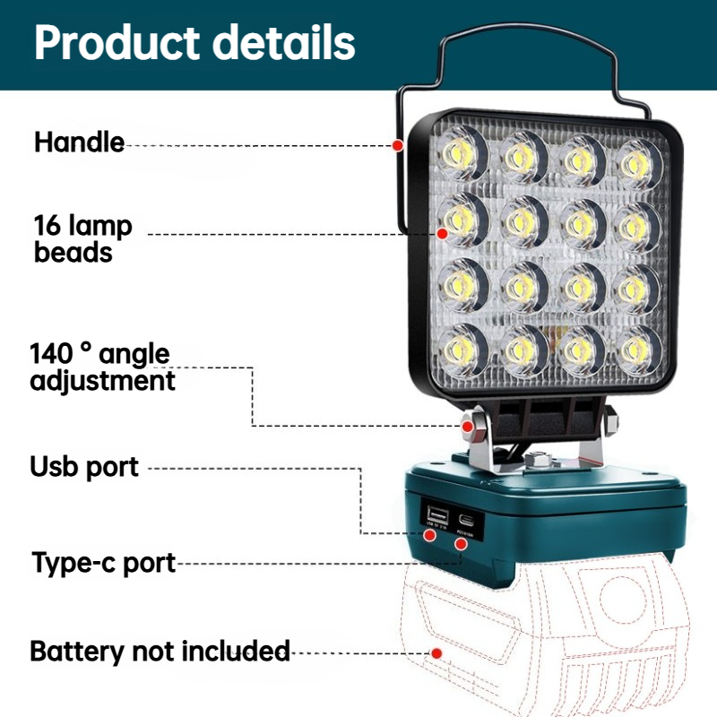LED-Arbeitsleuchte für BOSCH 1 – Outdoor Lighting Electrician Bewertung und Preis