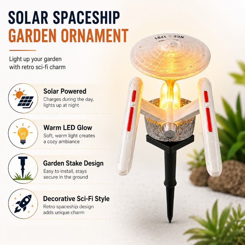Star Trek USS Enterprise Solar – Outdoor Lighting Gazebo Bewertung und Preis