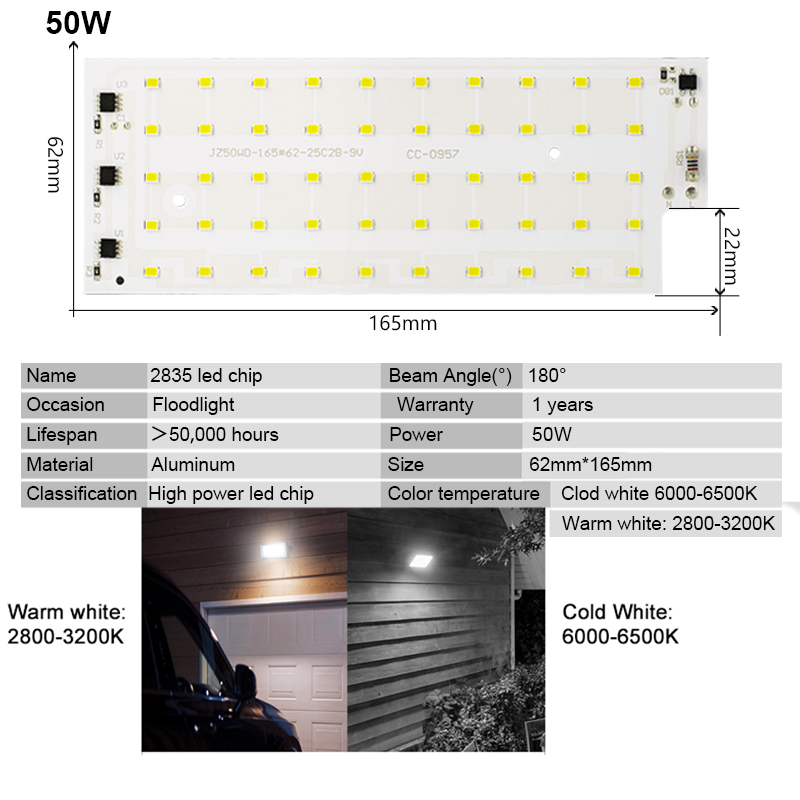 2 teile/los 50 W LED Lampe per – Outdoor Lighting Diy Bewertung und Preis