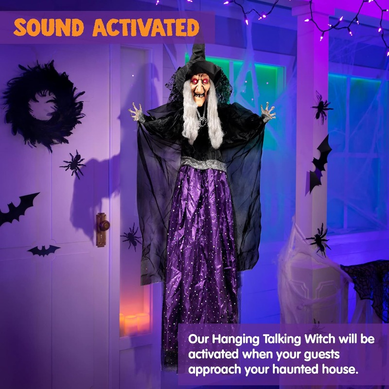 47'' Animierte Hexen-Halloween – Outdoor Lighting Gazebo Bewertung und Preis