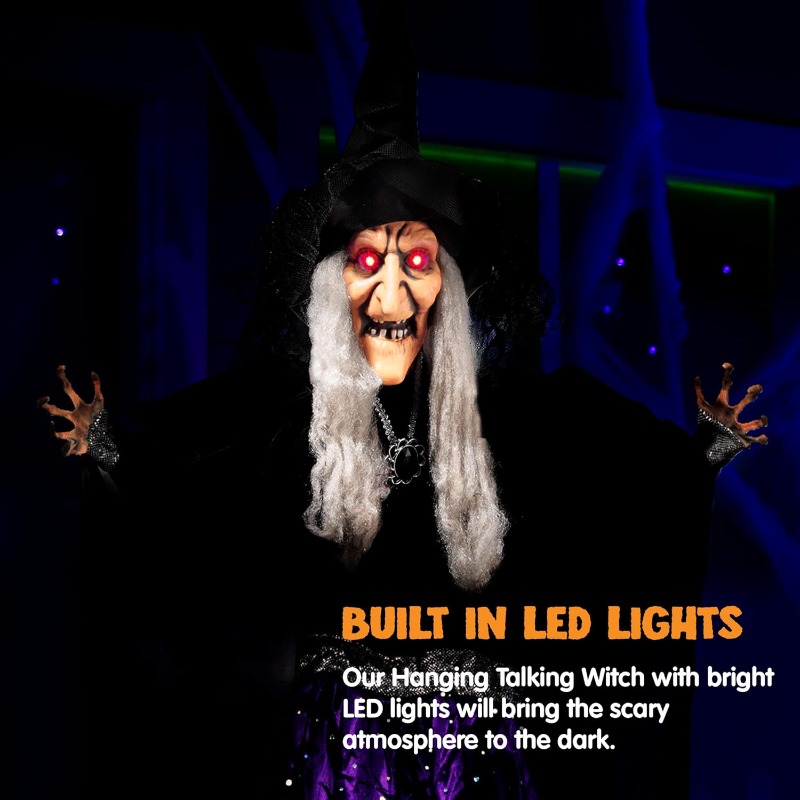 47'' Animierte Hexen-Halloween – Outdoor Lighting Gazebo Bewertung und Preis