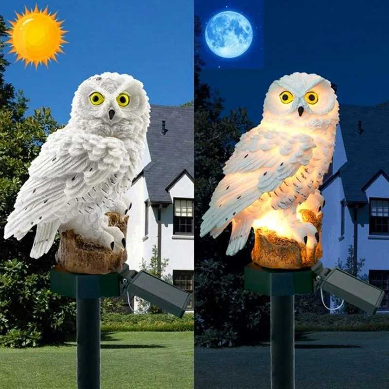 Solar-Eulen-Statue Gartenleuch – Outdoor Lighting Gazebo Bewertung und Preis
