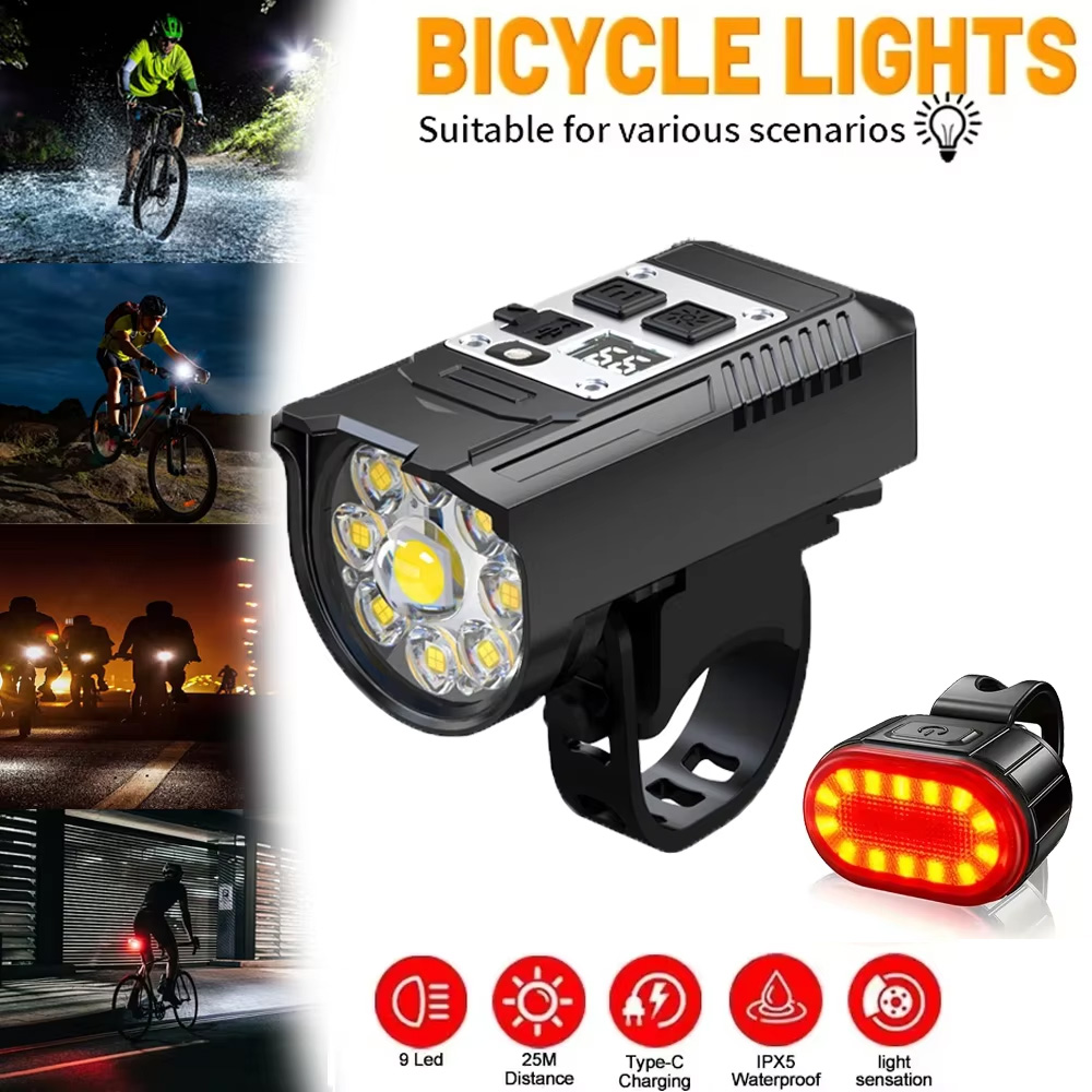 9 LED Fahrrad-Frontlicht USB-A – Outdoor Lighting Diy Bewertung und Preis