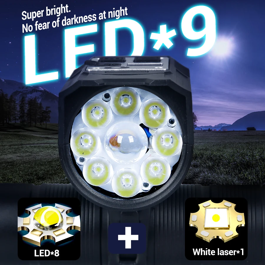 9 LED Fahrrad-Frontlicht USB-A – Outdoor Lighting Diy Bewertung und Preis