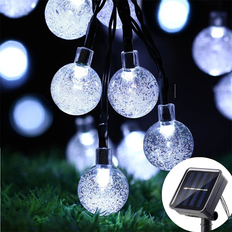 20/50/100 LED Solar-Kristallku – Halo Outdoor Lighting Bewertung und Preis